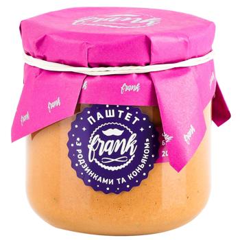 Frank with raisins and cognac pate 200g