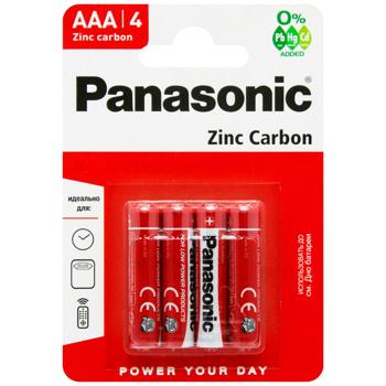Батарейки Panasonic AAА LR03 4шт