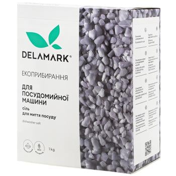 Соль для посудомоечных машин Delamark 1кг - купить, цены на МегаМаркет - фото 1