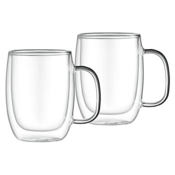 Ardesto Glass Cups Set with |Handles 350ml 2pcs - buy, prices for MegaMarket - photo 1