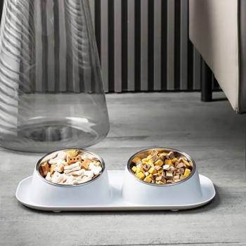 Lapka Metal Bowls on Stand 2x350ml - buy, prices for - photo 3