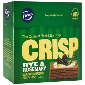 Хлебцы Fazer ржаные с розмарином 200г - купить, цены на Восторг - фото 3