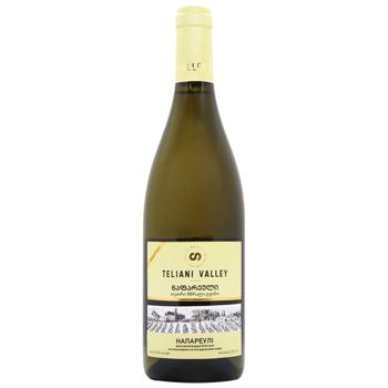 Teliani Valley Napareuli White Dry Wine 12.5% 0.75l - buy, prices for MegaMarket - photo 1