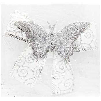 Украшение Бант с бабочкой 10см в ассортименте - купить, цены на Auchan - фото 4