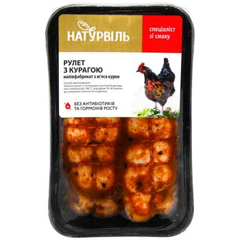 Рулет из курицы Натурвиль рубленый с курагой