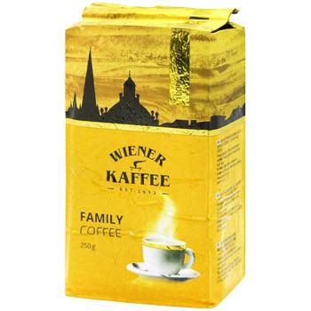 Кофе молотый Віденська Кава Львовский Family Coffee 250г - купить, цены на ULTRAMARKET - фото 1