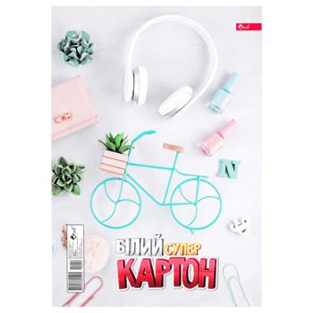 Картон Скат Білосніжний Super УП-28 А4 6 аркушів - купити, ціни на КОСМОС - фото 5