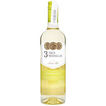 Вино Santa Rita Tres Medallas Sauvignon Blanc біле сухе 13% 0,75л