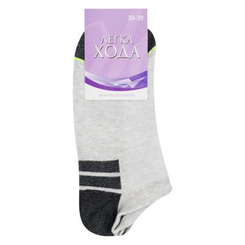 Legka Choda Silver Melange Metal Women's Socks 25s - buy, prices for MegaMarket - photo 1