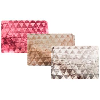 Colorful Home Triangle Fleece Plaid 200x220cm in Assortment - buy, prices for Supermarket "Kharkiv" - photo 1