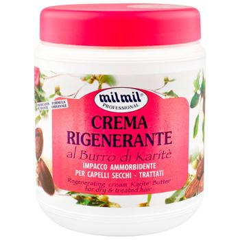 MilMil Regenerating Cream with Shea Butter for Dry and Damaged Hair 1l