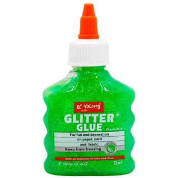 Клей Yalong с блестками 100мл в ассортименте - купить, цены на - фото 7