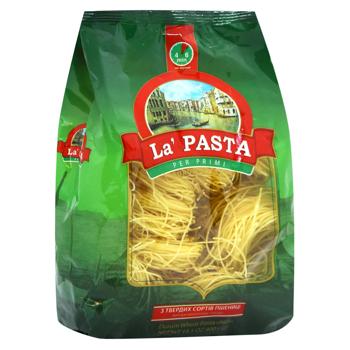 Макаронные изделия La Pasta Гнезда 400г - купить, цены на КОСМОС - фото 1