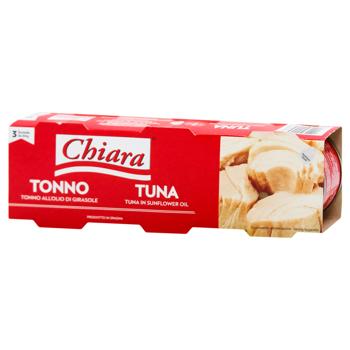 Тунець Chiara в соняшниковій олії 3шт*80г - купити, ціни на За Раз - фото 1