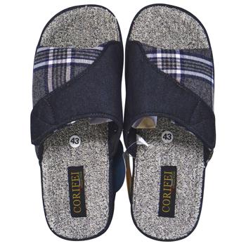 Капці домашні Corifei чоловічі в асортименті - купити, ціни на КОСМОС - фото 3