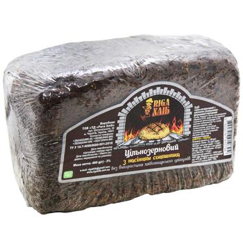 Riga Khleb Yeast-free Sliced Whole-grain Bread with Sunflower Seeds 480g - buy, prices for - photo 4