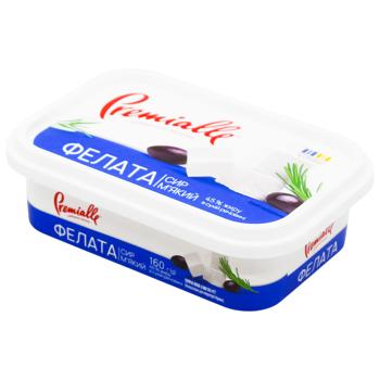 Сыр Premialle Фелата 45% 160г - купить, цены на Auchan - фото 1