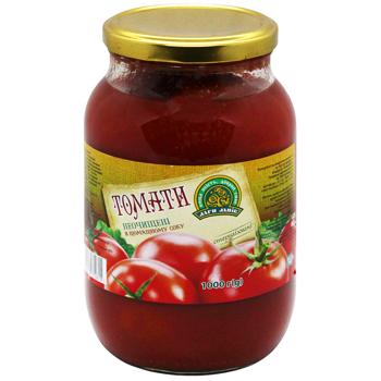 Dary Laniv Unpeeled Tomatoes in Tomato Juice 1000g - buy, prices for Auchan - photo 1