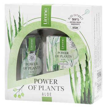 Lirene Power of Plants Aloe Moisturizing Cream 50ml and Moisturizing Tonic Spray 200ml Gift Set - buy, prices for Auchan - photo 1