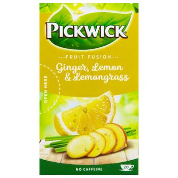 Чай фруктово-трав'яний Pickwick Імбир-лемонграс 2г*20шт - купити, ціни на МегаМаркет - фото 3