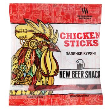 Снек мясной New Beer Snack курица палочки 50г