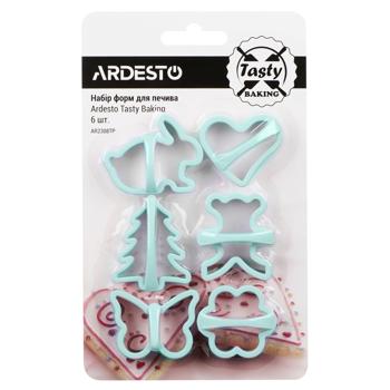 Набір форм Ardesto Tasty Baking Блакитні Тіфані для печива 6шт - купити, ціни на МегаМаркет - фото 1