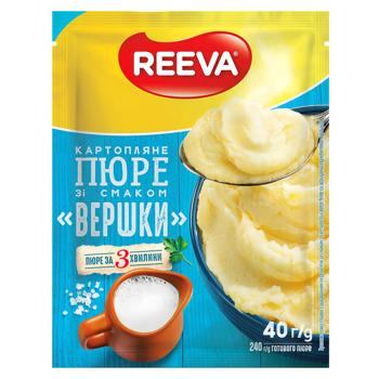 Reeva Cream Flavored Potato Puree 40g - buy, prices for Torba - photo 1