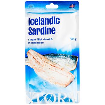 Storm Sardines Fillets in Marinade 185g - buy, prices for - photo 1