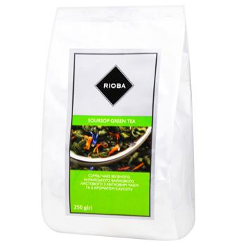 Rioba Soursop Green Tea Mix of Green and Flower Tea with Sausep Aroma 250g - buy, prices for METRO - photo 1