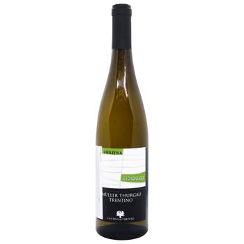 Вино Heredia Muller Thurgau Trentino Biologico сухое белое 12% 0,75л - купить, цены на METRO - фото 1