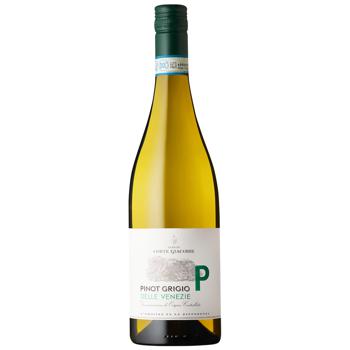 Вино Tenuta Corte Giacobbe Pinot Grigio біле сухе 13% 0,75л - купити, ціни на МегаМаркет - фото 1