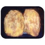 Chopped Pork Schnitzel in Cheese Breadcrumbs