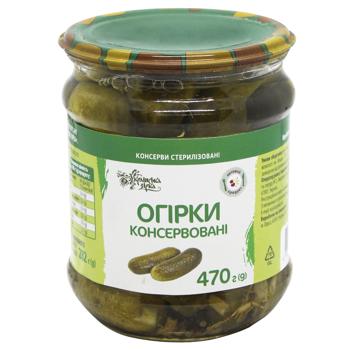 Ukrainska Zirka Cucumbers 470g