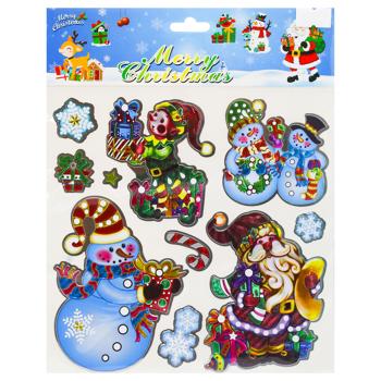 Angel Gifts Christmas Window Stickers in Assortment - buy, prices for MegaMarket - photo 2