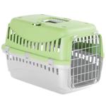Контейнер-переноска MP Bergamo Gipsy 1 Small Metal для собак та котів 46x31x32см світло-зелений