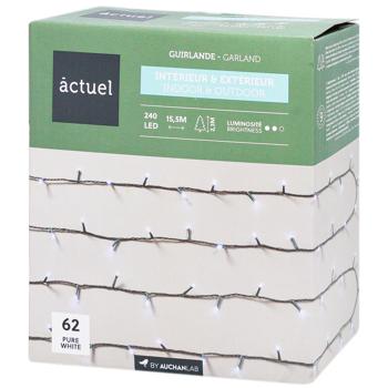 Actuel Flashing Lights pure white 240LED - buy, prices for Auchan - photo 1