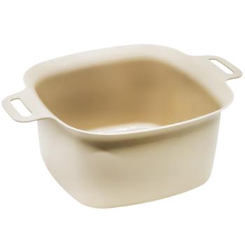 Ekodeo Beige Square Bowl with Handles 3l - buy, prices for Auchan - photo 3