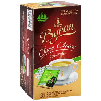 Чай зеленый Lord Byron с жасмином 1,8г*25шт - купить, цены на ULTRAMARKET - фото 3