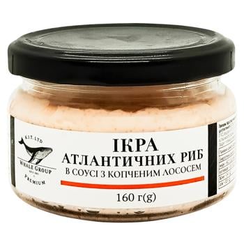 K.I.T. Capelin Caviar in Smoked Salmon Sauce 160g - buy, prices for Supermarket "Kharkiv" - photo 1