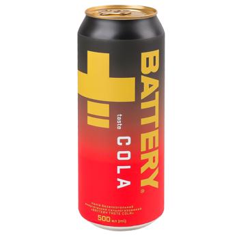 Напій енергетичний Battery Taste Cola 0,5л - купити, ціни на Чудо Маркет - фото 1