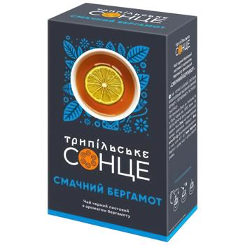 Чай черный Трипольское Солнце Вкусный Бергамот 80г