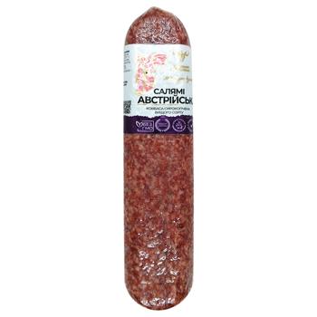 Ukrainskyi Miasokombinat Salami Austrian Raw Cured Sausage High Grade - buy, prices for Chudo Market - photo 1