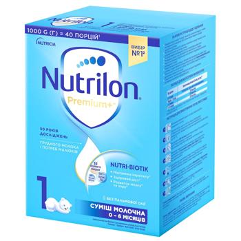 Nutrilon Premium+ 1 Dry Milk Mixture for Children from Birth 1kg - buy, prices for COSMOS - photo 1