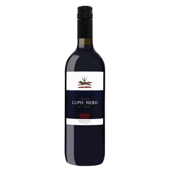 Вино Lupo Nero Rosso Puglia IGT красное полусухое 12% 0,75л - купить, цены на NOVUS - фото 1