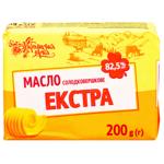 Масло Українська Зірка Экстра сладкосливочное 82,5% 200г