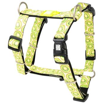 Max and Molly H-Harness Ківі шлея для собак 33,5-41 см - різнокольоровий - купить, цены на MasterZoo - фото 1