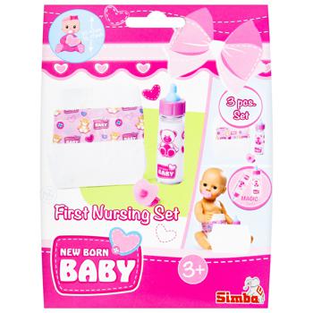 Simba Toys New Born Baby Accessories Set for Dolls 3pcs - buy, prices for MegaMarket - photo 3