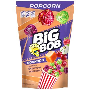 Big Bob Fruit Adventures in Caramel Popcorn 85g