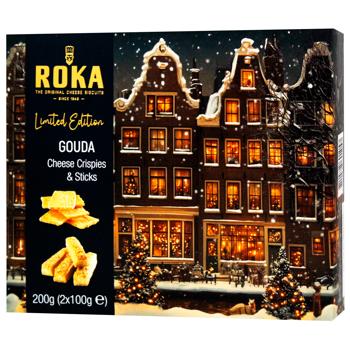 Roka Limited Edition Cheese Cookies and Cheese Sticks with Gouda Cheese 200g - buy, prices for WINETIME - photo 1