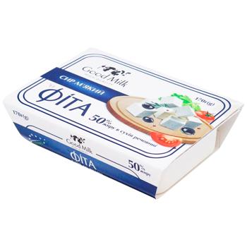 Сир м’який Good Milk Фіта 50% 170г - купити, ціни на Grono - фото 1